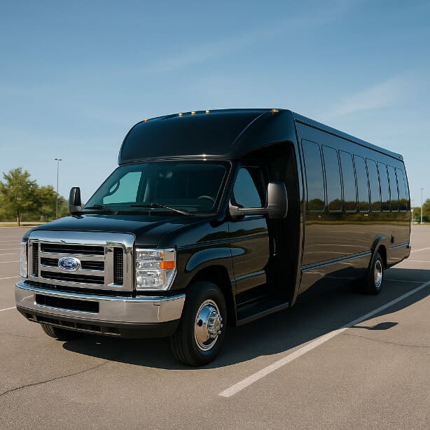 Wichita Shuttle Bus Rentals 18 Passenger Shuttle Bus